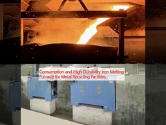 Verbrauch und hohe Haltbarkeit Eisenschmelzofen für Metallrecyclinganlagen