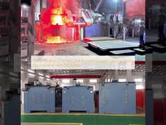Anpassungsfähige Kammergröße Ofen geschlossener Kühlturm für industrielle Produktion