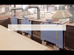 Aluminium-Schmelzofen mit hoher Haltbarkeit mit komplettem und sicherheitstechnischem System