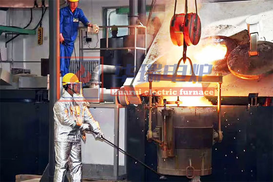Sicherheit Niedrigwartung Mittelfrequenzöfenleistung / Induktionsöfenleistung mit Energieeinsparung
