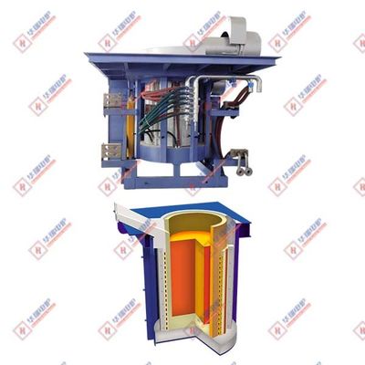 Schmelzofen-System mit glatter Aluminium-Induktion Energieeinsparung