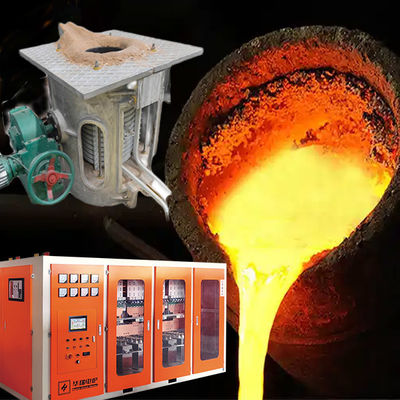 15% bis 20% Energieeinsparung Metall-Induktionsschmelzofen mit Sicherheitssicherheit