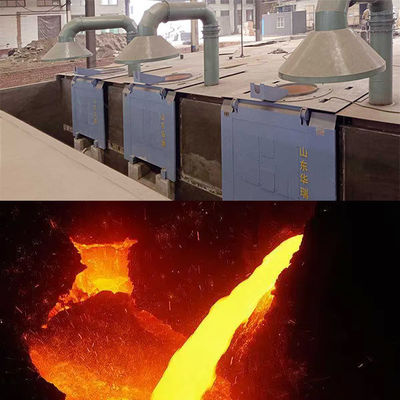 Vertikale oder horizontale Ofenstruktur Kupferschmelzofen mit hoher Schmelzeffizienz und bis zu 1250°C Temperaturbereich